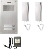 Commax 2-Apartment Building Audio Intercom Set