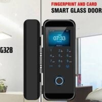 Smart Door Lock Fingerprint Smart Lock Glass Door Lock Access Control